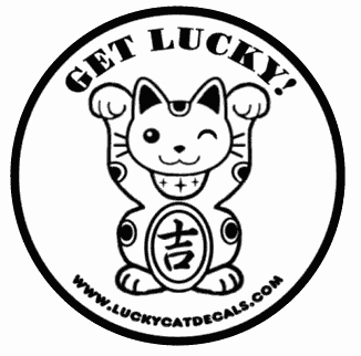 Lucky Cat Decal
